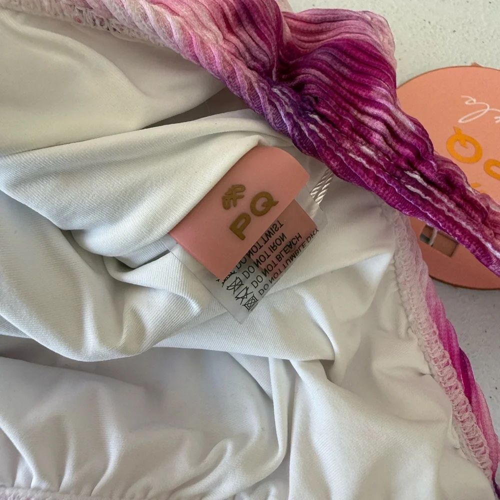 PQ Girls Size 8 Swim Spell Scoop One Piece Pink NWT MSRP $76